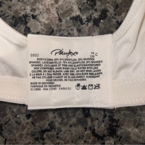 Playtex Love My Curves Wirless Lightly Lined Balconette Bra 44C. - Picture 5 of 6